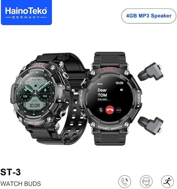 Haino Teko ST-3 Watch Buds – ساعة ذكية مع سماعات أذن لاسلكية