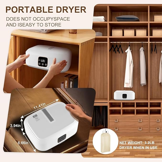 Smart Electric Portable Clothes Dryer