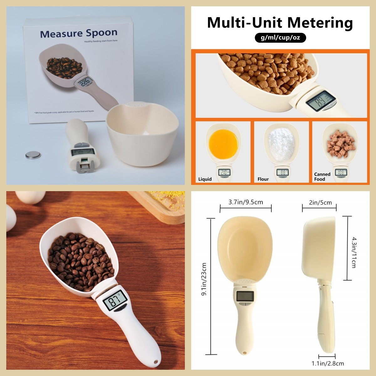 Food Measuring Spoon Scale